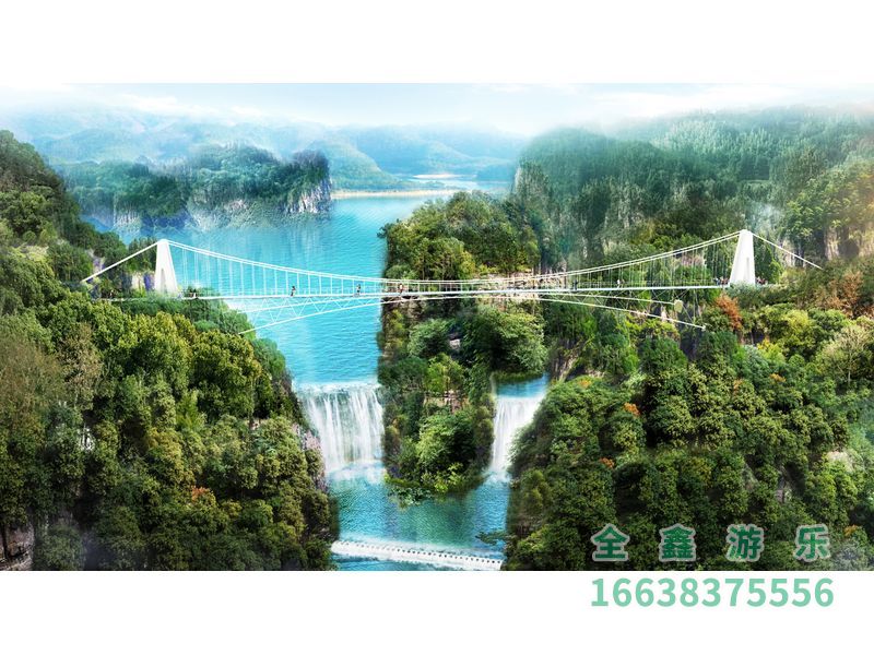 重庆迎龙峡玻璃吊桥工程玻璃桥